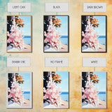 Fall Blossoms, Autumn Aesthetic, Warm Colors, Cozy Vibes, Framed Canvas Print, Living Room Wall Art, Seasonal Decor, Nature Inspired