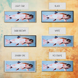 Vibrant Fish, Abstract Art, Ocean Lover Decor, Modern Coastal Home, Colorful Wall Art, Canvas Print, Unique Nautical Aesthetic