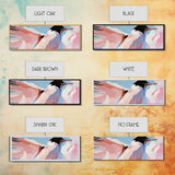 Soaring Seabird Art, Coastal Bird Print, Minimalist Wildlife Art, Pastel Sky Painting, Large Canvas Print, Beach House Decor, Bedroom Art