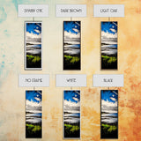 Tranquil Shore, Vibrant Blue Water, Serene Ocean View, Modern Coastal Decor, Beach House Aesthetic, Framed Canvas Print