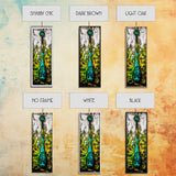 Abstract Glass Art, Fluid Painting Print, Green and Blue Modern Art, Contemporary Wall Decor, Unique Home Accent, Canvas Print