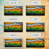 Ocean Waves, Vibrant, Abstract, Seascape, Canvas Print, Beach House Art, Coastal Wall Decor, Summer Decor, Nautical Art, Living Room Art
