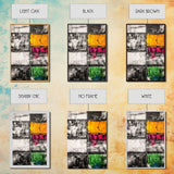 Abstract Modern Art, Black White Geometric, Yellow Red Green Blocks, Minimalist Wall Decor, Office Art, Mid Century Style, Canvas Print