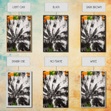 Sunflower, Black White Floral Art, Rustic Boho Decor, Farmhouse Wall Art, Nature Botanical Print, Framed Canvas Print