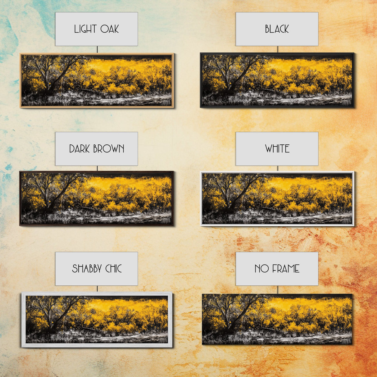 Autumn Forest, Golden Trees, Fall Landscape, Canvas Print, Rustic Wall Art, Nature Lover Decor, Warm Tones, Large Wall Art, Cozy Aesthetic