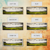 Rolling Hills, Golden Grasslands, Nature Painting, Framed Canvas Print, Rustic Decor, Large Landscape Art, Serene Home Wall Art