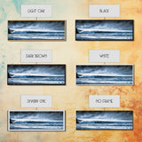 Ocean Wave, Moody Seascape, Blue Water Art, Stormy Sky, Coastal Home Accent, Surfer Decor, Minimalist Wall Art, Canvas Print