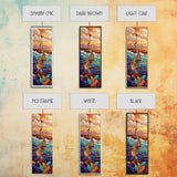 Lantern Ocean, Dreamscape Path – Canvas Print surreal ocean dream painting, fantasy art, whimsical coastal decor, imaginative bedroom wall art