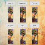 Tree, Roots, Vibrant, Landscape, Framed Canvas Print mystical rainbow tree artwork colorful nature themed office wall art spiritual gift