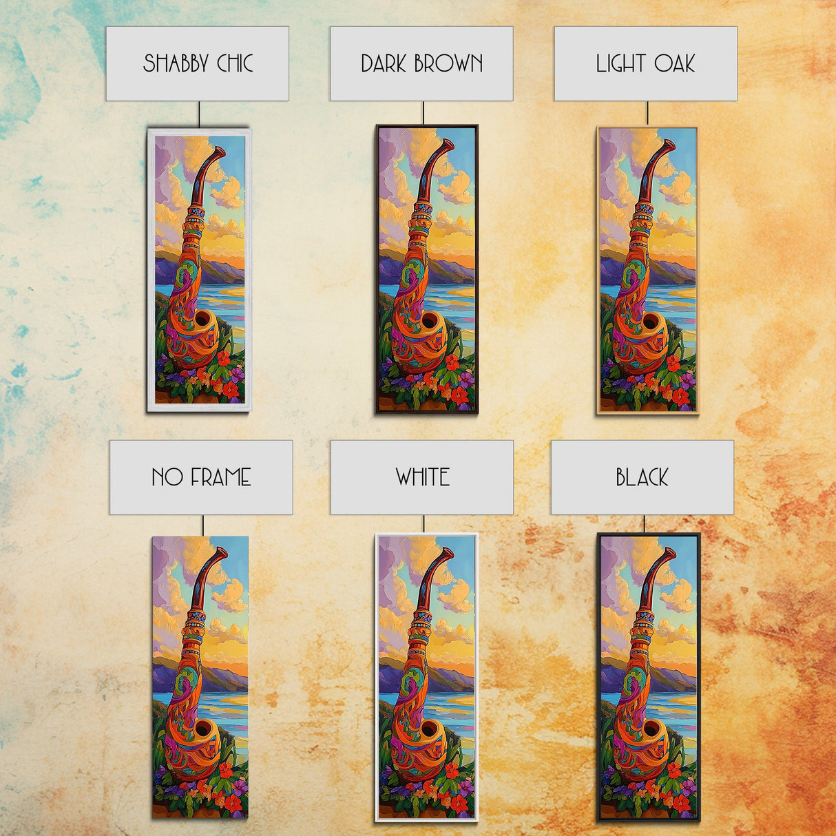 Colorful Saxophone, Musical Art, Boho Music Lover Gift, Bright Instrument Decor, Artistic Jazz Wall Accent, Canvas Print