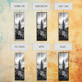 Lone Pine Tree, Forest Mood, Wilderness Art, Framed Canvas Print, Minimalist Wall Decor, Cabin Art, Neutral Fall Tones, Nature Lover Gift