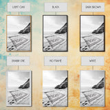 Tribal Blanket, Ocean Vibe, Coastal Pattern, Canvas Print, Beach Boho Wall Art, Neutral Home Decor, Summer Beach Bedroom