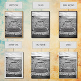Woven Rug Beach, Bohemian Escape, Textile Texture, Black and White Canvas Print, Boho Bedroom or Yoga Studio Wall Decor