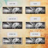 Desert Bloom Flower, Coastal Cactus Sunrise, Nature Canvas Print, Southwestern Wall Art, Boho Bathroom or Bedroom Decor