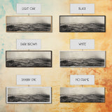 Windy Field, Dust Storm, Desert Mist, Dystopian Vibes, Canvas Print, Fall Office Wall Art, Moody Landscape Photography, Earth Tones