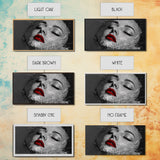 Red Lips, Underwater Beauty, Glam Art, Modern Pop, Framed Canvas Print, Bedroom Wall Art, Bold Aesthetic, Fashion Model Photography Print