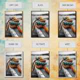 Nautical Rope, Boat Knot, Harbor Texture, Rustic Detail, Framed Canvas Print, Coastal Kitchen Art, Marine Decor, Boho Nautical Style