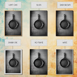 Cast Iron Pan, Rustic Kitchen, Black White Still Life, Framed Canvas Print, Kitchen Wall Art, Farmhouse Cooking Decor, Chef Gift Idea