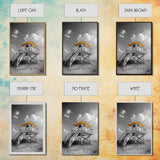 Lifeguard Tower Yellow, Beach Escape, Summer Vibe Art, Ocean Watch Post, Framed Canvas Print, coastal home decor, beach house wall art