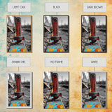 Red Peg, Graffiti Steel, Urban Rust Texture, Canvas Print, Industrial Wall Art, Modern Loft Decor, Urban Decay Photography