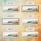 Easter Island, Chile Watercolor Beach Print, Vacation Gift, Chile Wall Art, Beach Painting, Beach Decor, Beach Painting