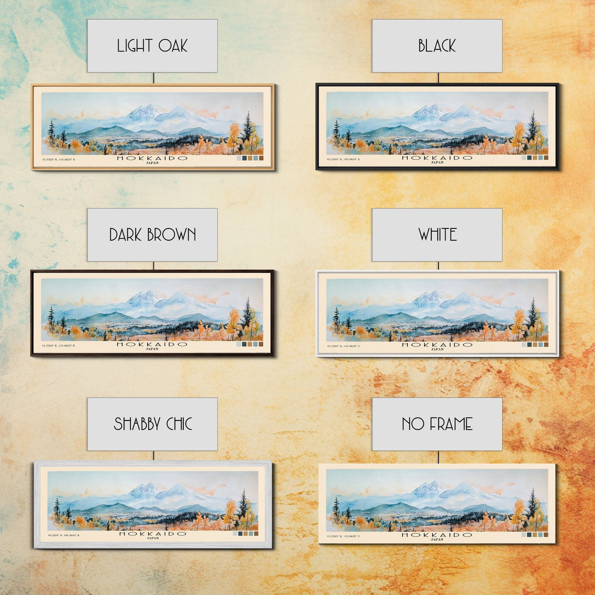 Hokkaido, Japan Watercolor Print, Vacation Gift, Japan Wall Art, Beach Painting, Beach Decor, Beach Or Lakehouse Art