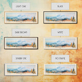 Hokkaido, Japan Watercolor Print, Vacation Gift, Japan Wall Art, Beach Painting, Beach Decor, Beach Or Lakehouse Art