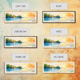 Kanawa Island, Indonesia Watercolor Print, Vacation Gift, Indonesia Wall Art, Beach Painting, Beach Decor, Large Wall Art, Wood Frame Art