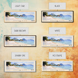 Kaputaş Beach, Turkey Watercolor Beach Print, Vacation Gift, Turkey Wall Art, Beach Painting, Beach Decor, Beach Painting