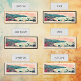 Koh Lanta, Thailand Watercolor Print, Vacation Gift, Thailand Wall Art, Beach Painting, Beach Decor, Large Wall Art, Wood Frame Art