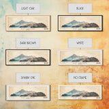 Kri Island, Indonesia Watercolor Beach Print, Vacation Gift, Indonesia Wall Art, Beach Painting, Beach Decor, Beach Painting