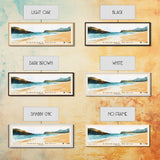 Squeaky Beach, Australia Watercolor Print, Vacation Gift, Australia Wall Art, Beach Painting, Beach Decor, Large Wall Art, Wood Frame Art