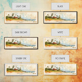 Uppuveli, Sri Lanka Watercolor Beach Print, Vacation Gift, Sri Lanka Wall Art, Beach Painting, Beach Decor, Beach Painting