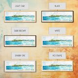 Buck Island Reef National Monument, US Virgin islands Watercolor Print, Vacation Gift, US Virgin islands Wall Art, Beach Painting, Beach Decor, Beach Or Lakehouse Art