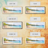 Smith Bay Beach Park, US Virgin islands Watercolor Beach Print, Vacation Gift, US Virgin islands Wall Art, Beach Painting, Beach Decor, Beach Painting