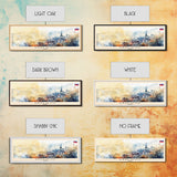 Kraljevo Serbia Panoramic Travel Poster, Framed Canvas Print or Metal Wall Art, Travel Art, Home Decor, Panoramic Painting, Midcentury Art