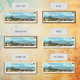 Bonn Germany Travel Print Wall Art, Panoramic City Art, Travel Art, Wall Decor, Vacation Gift, Framed Canvas Print Or Metal Art