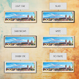 Catania Italy Travel Print Wall Art, Panoramic City Art, Travel Art, Wall Decor, Vacation Gift, Framed Canvas Print Or Metal Art