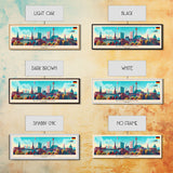 Dortmund Germany Wall Art, Panoramic Travel Poster, Panoramic Framed Canvas Print, City Wall Art, Wall Hanging Home Decor, Travel Art