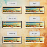 Gyor Hungary Wall Art, Panoramic Travel Poster, Panoramic Framed Canvas Print, City Wall Art, Wall Hanging Home Decor, Travel Art