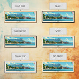 Palermo Italy Travel Print Wall Art, Panoramic City Art, Travel Art, Wall Decor, Vacation Gift, Framed Canvas Print Or Metal Art