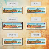 Veliky Novgorod Russia Wall Art, Panoramic Travel Poster, Panoramic Framed Canvas Print, City Wall Art, Wall Hanging Home Decor, Travel Art