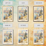 Izhevsk Russia Scenic Art Print, Charming City View Canvas Print for Home Decor, Travel Poster for Living Room Wall Art, Russian Beauty