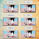 Longhorn Cow, Bull and Bear Art, Rustic Decor, Farmhouse Art, Southwest Wall Art, Light Pink Wall Art, Canvas Print, Living Room Art