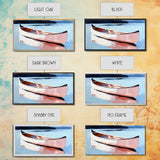 Canoe Lake, nautical wall art, rustic decor, lake Tahoe art, coastal landscape art, panoramic painting, canvas print