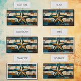 Lone Star Art, Framed Canvas Print, Rustic Wall Art, Southwest Wall Art, Geometric Wall Art, Extra Wide Art, Above Couch Art, Farmhouse Decor