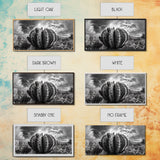 Desert Cactus, southwest wall art, Joshua tree art, rustic art, landscape painting, desert decor, panoramic art, Canvas Print