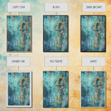 Hanging Rope Art, Moody Art, Framed Canvas Print, Coastal Decor, Wabi Sabi Art, Southwest Wall Art, Nautical Wall Art, Rustic Art