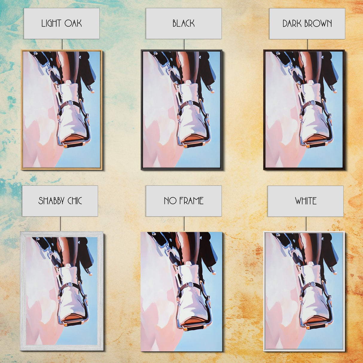 Pink Cowboy Boots, Coastal Cowgirl Art, Western Aesthetic, Framed Canvas Print, Rustic Decor, Light Pink Wall Art, Bedroom Art, Farmhouse Art, Gift Idea
