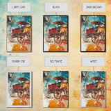 Stirrups Painting, Cowboy Aesthetic, Western Art, Rustic Decor, Framed Canvas Print, Farmhouse Wall Art, Moody Art, Boho Art, Gift Idea